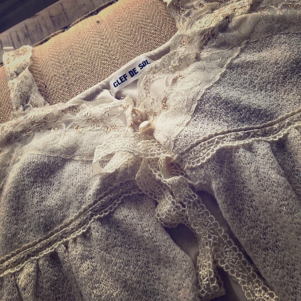 Open front boutique blouse